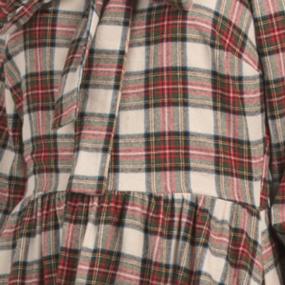 IVY CITY CO Three-quarter Sleeve Plaid Midi Dress - Picture 3 of 3